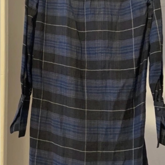 BCBGMaxAzria plaid shirt dress - Picture 4 of 4